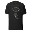 Graphic Tee Dissolving Crown, Vintage Streetwear Unisex T-Shirt | Baroque Etching Art, Aesthetic Black Shirt, Gift for Him or Her
