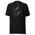 Graphic tee dark art streetwear shirt | chiaroscuro engraving, ink drip, monochrome vintage aesthetic | unisex gift for him or her