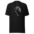 Dire Wolf Graphic Tee | Chiaroscuro Streetwear Shirt, Vintage Bootleg Style, Dark Art Unisex T-Shirt, Gothic Gift for Him or Her