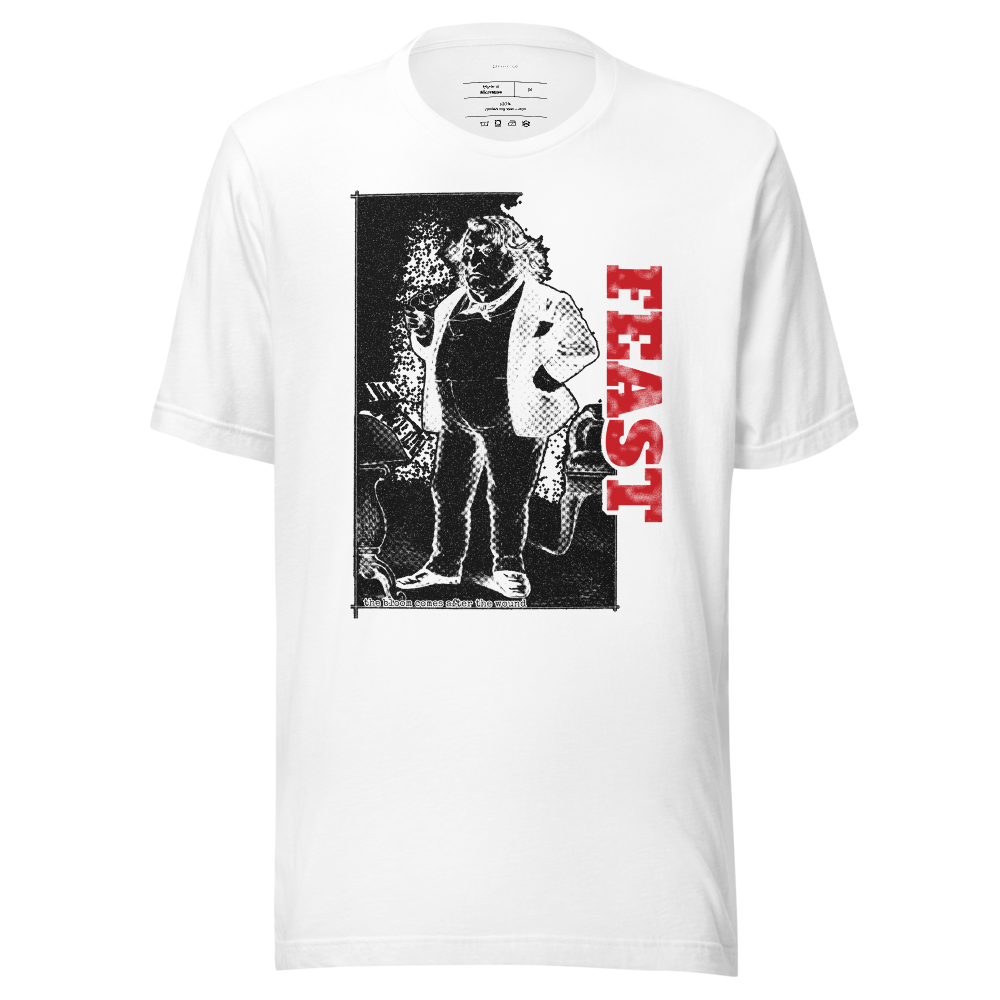 Thistle Martyr Burial Noir Tee — White