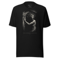 Medusa graphic tee, chiaroscuro streetwear shirt, unisex vintage black tee, dark aesthetic top, gothic art gift for him her