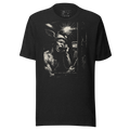 Graphic Tee Chiaroscuro Noir Streetwear Shirt | Vintage Monochrome Crosshatch Art | Unisex Aesthetic T-Shirt, Gift for Him or Her