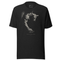 Minotaur graphic tee, chiaroscuro streetwear shirt, dark art unisex vintage tee, black aesthetic top, gift for him her