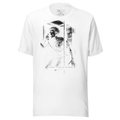 Payphone Ghost Graphic Tee | Monochrome Etching Streetwear Shirt | Vintage Grunge Aesthetic | Unisex Gift for Him or Her