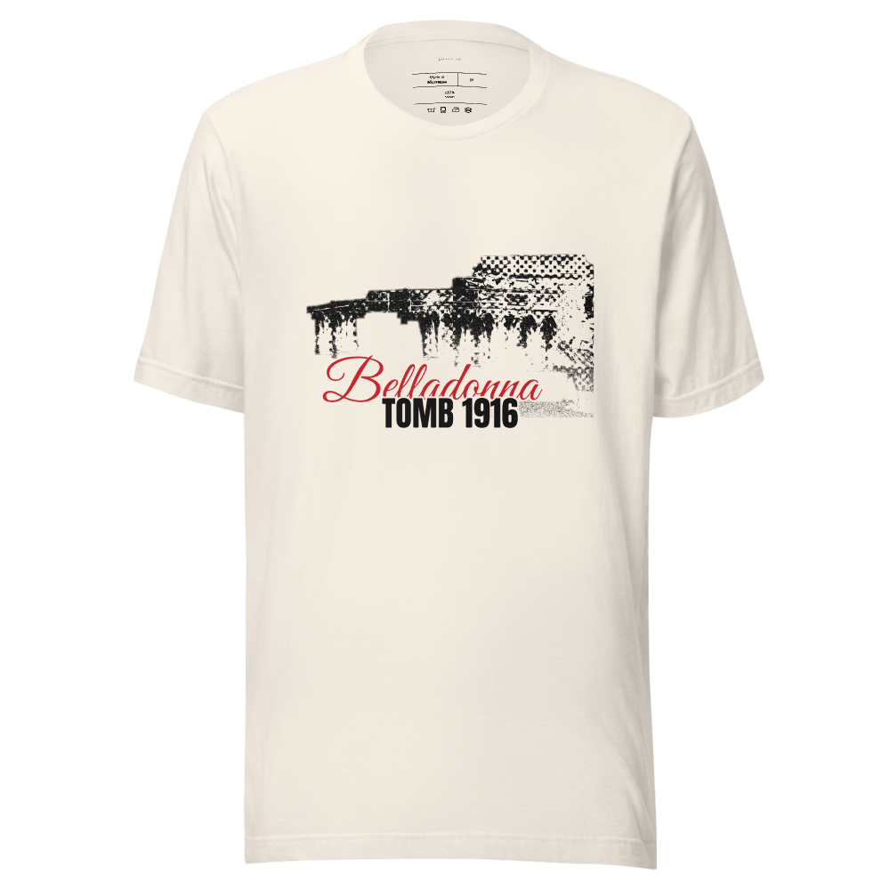 Atropa Widow Burial Noir Tee — White