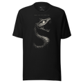 Basilisk Last Gaze graphic tee, monochrome streetwear shirt | chiaroscuro vintage aesthetic, unisex dark art tee, gift for him her