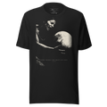 Graphic tee baroque chiaroscuro streetwear shirt | monochrome ink drip vintage aesthetic | unisex dark art tee, gift for him her
