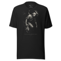 Fallen Angel Graphic Tee, Chiaroscuro Noir Streetwear Shirt, Unisex Vintage Aesthetic Tee, Dark Art Gift for Him or Her