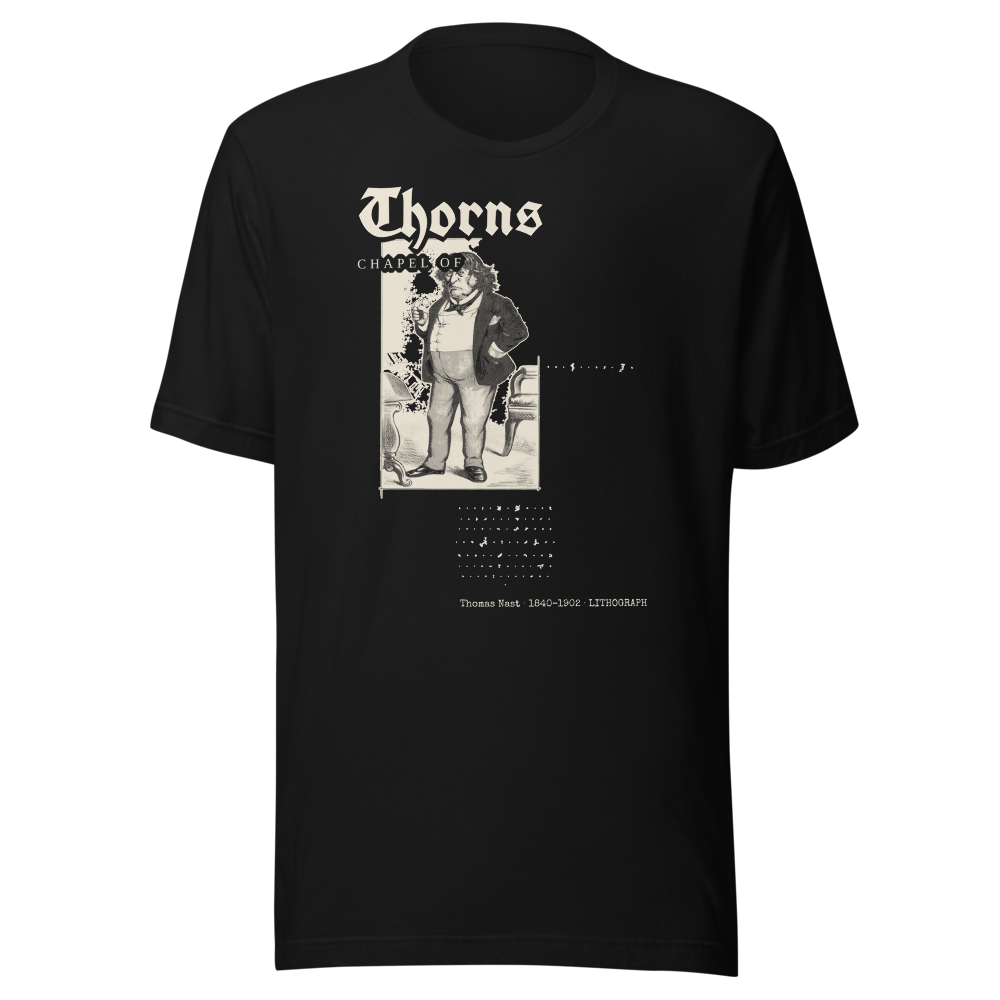 Acanthus Mourner Vigil Noir Tee