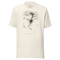 Graphic tee chiaroscuro dissolution print, unisex streetwear t-shirt, vintage ink drip monochrome aesthetic shirt, gift for him her