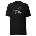 Graphic Tee Black Colosseum Beast Print | Chiaroscuro Streetwear Shirt | Vintage Monochrome Unisex Tee | Aesthetic Gift for Him Her