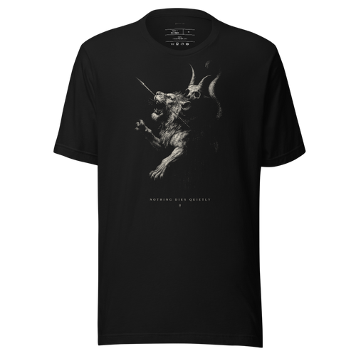 Chimera graphic tee, dark streetwear shirt, Baroque chiaroscuro monochrome print, vintage 90s aesthetic unisex tee, gift for him her
