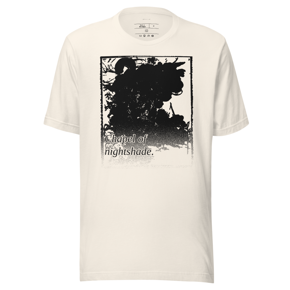 Nightshade Sibyl Burial Noir Tee — White