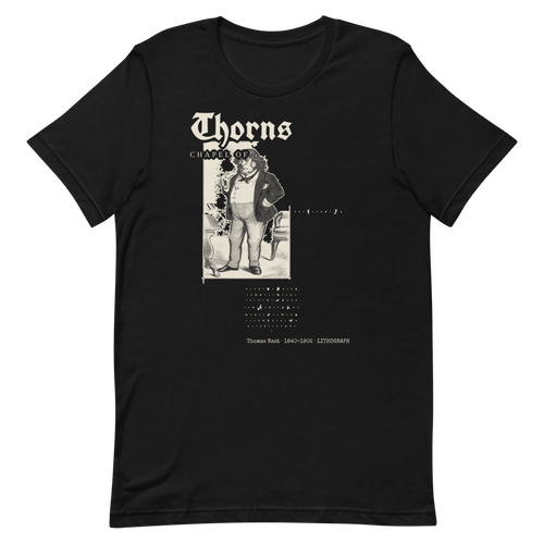 Acanthus Mourner Vigil Noir Tee
