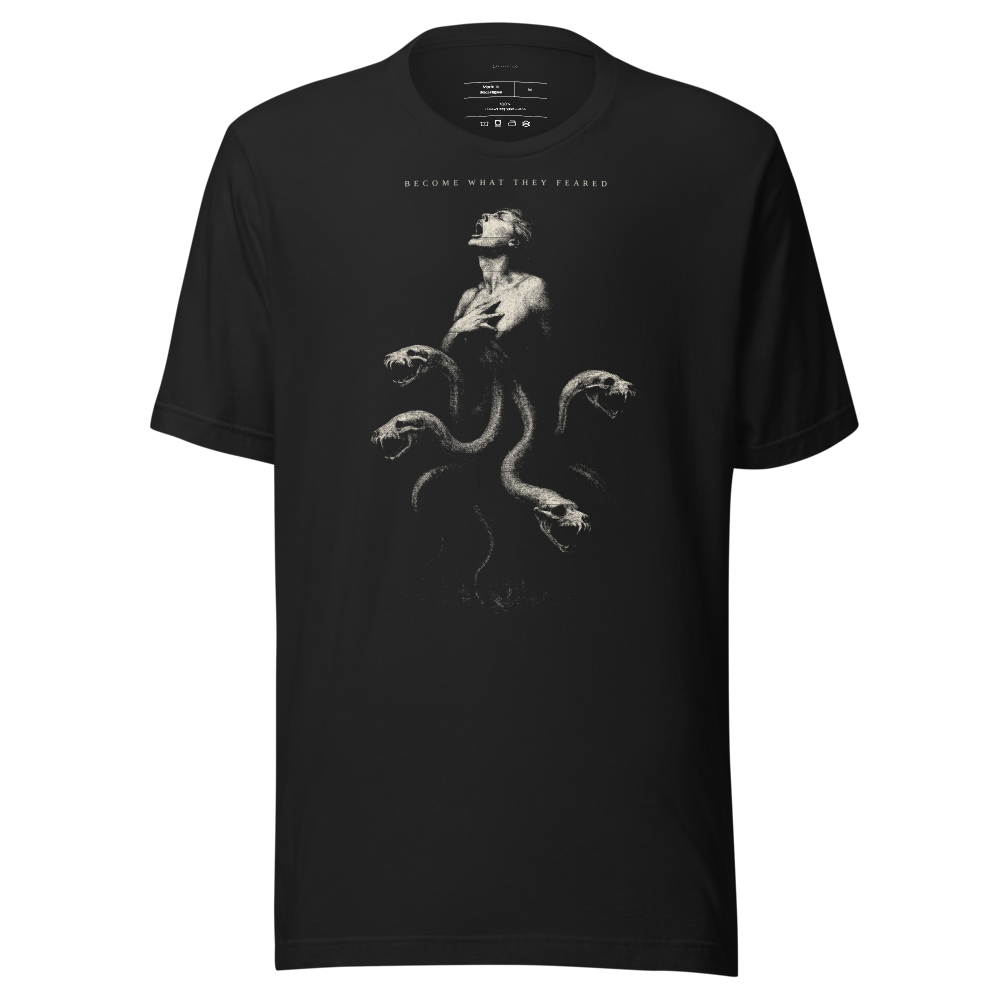 Graphic Tee Baroque Monochrome Streetwear Shirt | Vintage 90s Bootleg Aesthetic | Unisex Chiaroscuro Art Tee, Gift for Him or Her