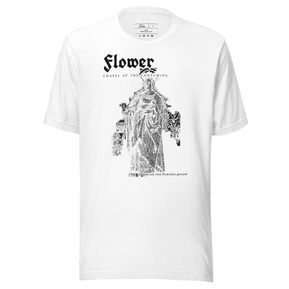 Thistle Saint Burial Noir Tee — White