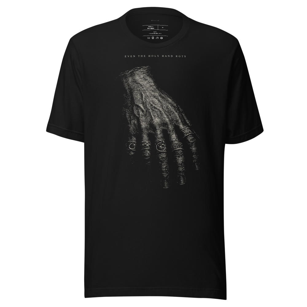 Graphic Tee Baroque Relic Print, Unisex Streetwear T-Shirt, Vintage Aesthetic Monochrome, Alt Grunge Top, Gift for Him Her