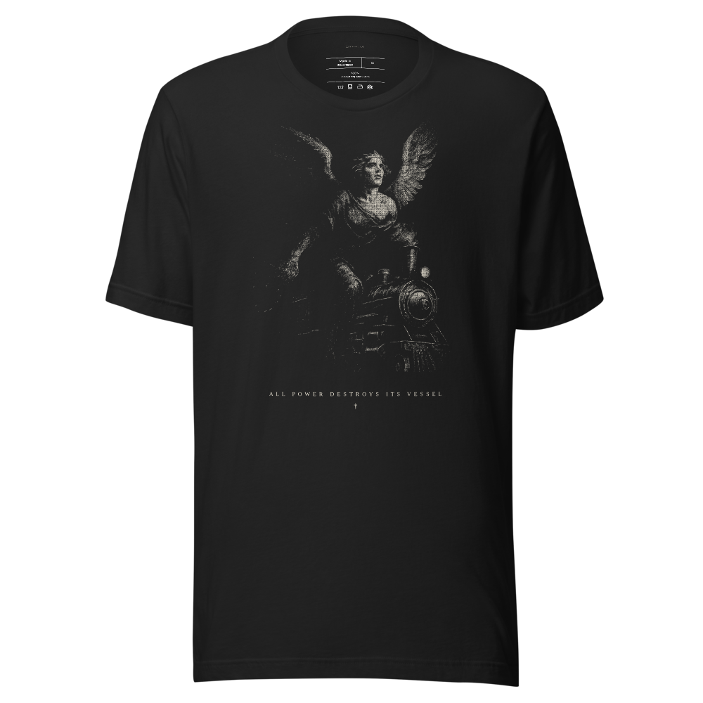 Baroque graphic tee, dense crosshatch streetwear shirt, vintage monochrome aesthetic unisex tee | gift for him or her