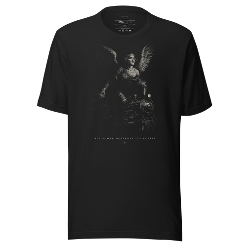 Baroque graphic tee, dense crosshatch streetwear shirt, vintage monochrome aesthetic unisex tee | gift for him or her