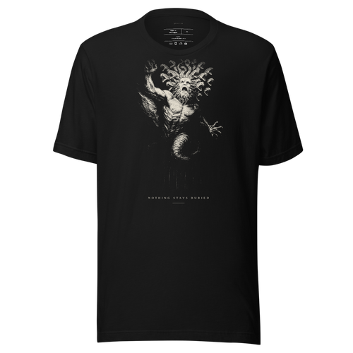 Chiaroscuro graphic tee, dark streetwear shirt, vintage monochrome unisex tee, ink drip aesthetic, gift for him or her