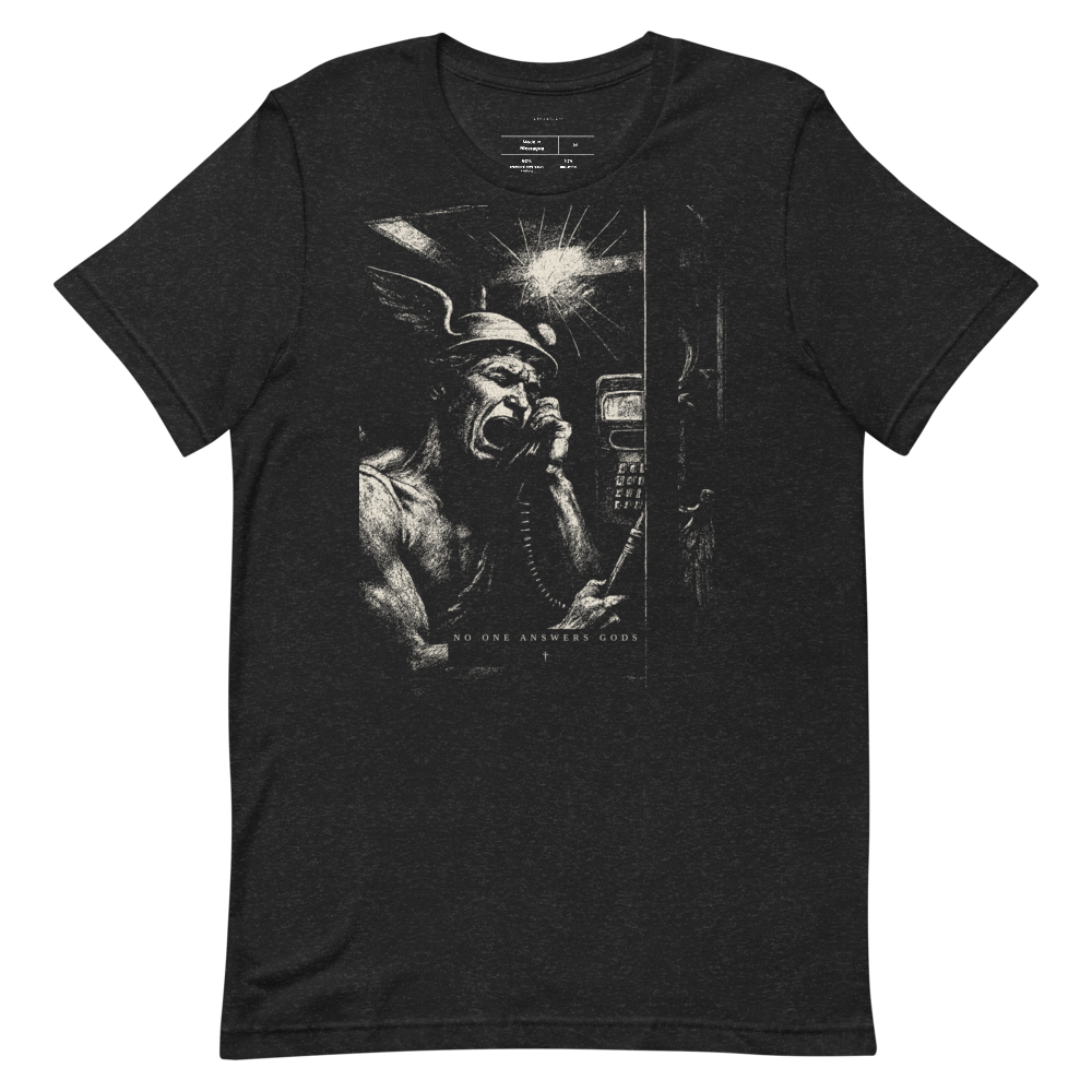 Graphic Tee Chiaroscuro Noir Streetwear Shirt | Vintage Monochrome Crosshatch Art | Unisex Aesthetic T-Shirt, Gift for Him or Her