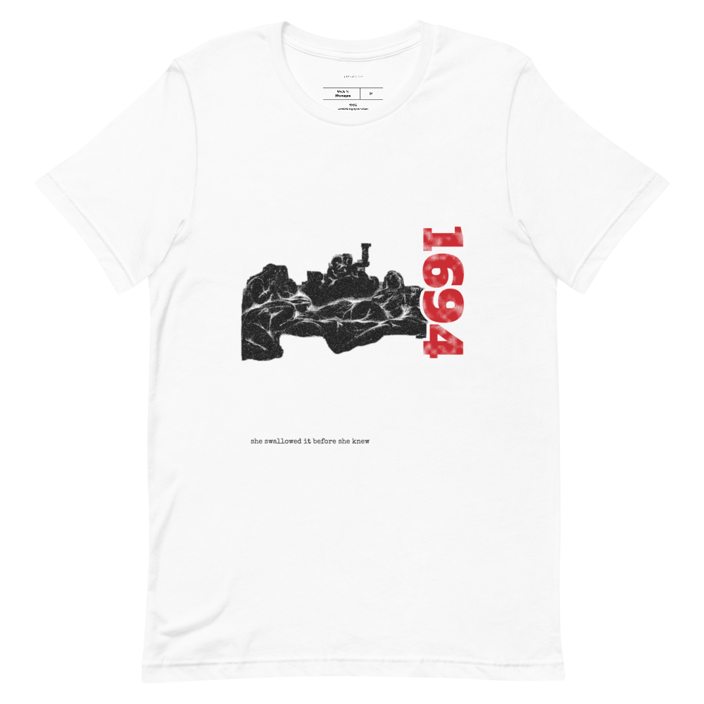 Persephone Descent Noir Tee — White