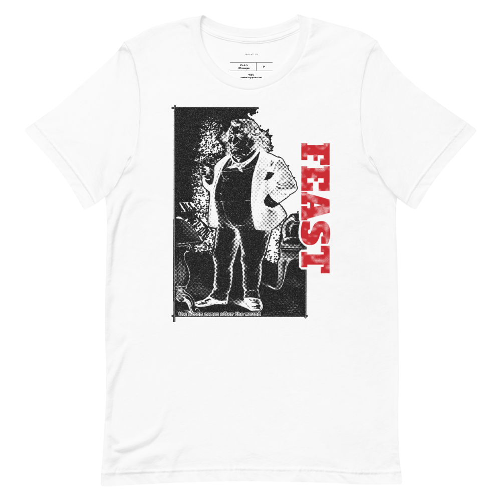 Thistle Martyr Burial Noir Tee — White
