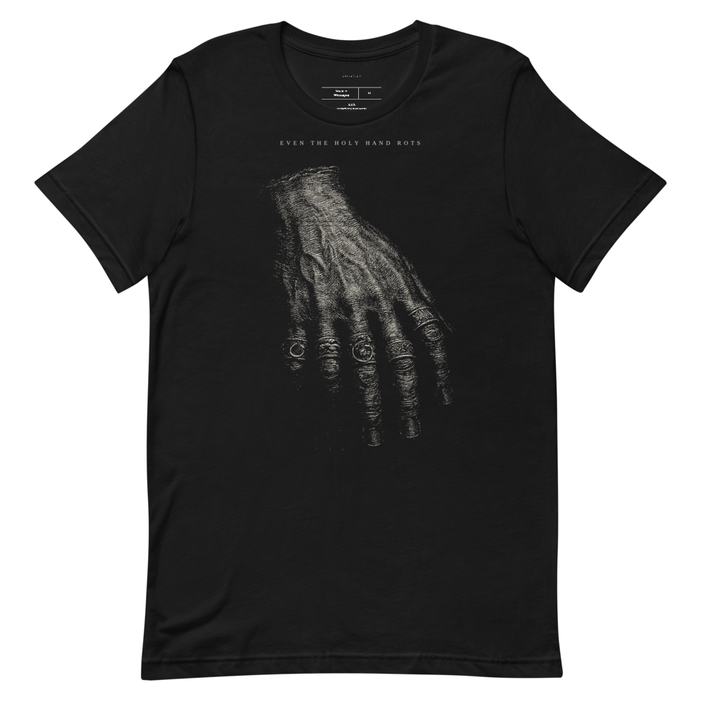Graphic Tee Baroque Relic Print, Unisex Streetwear T-Shirt, Vintage Aesthetic Monochrome, Alt Grunge Top, Gift for Him Her