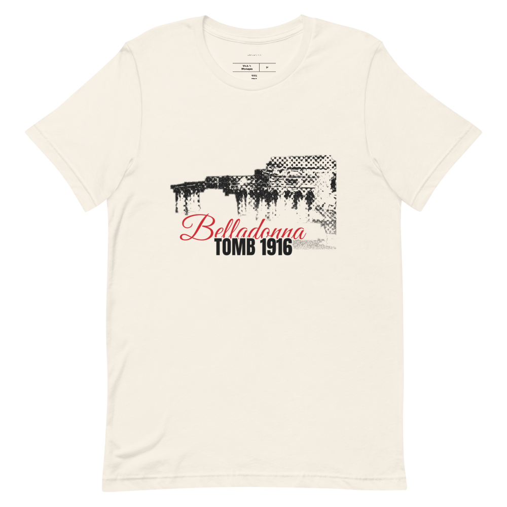 Atropa Widow Burial Noir Tee — White