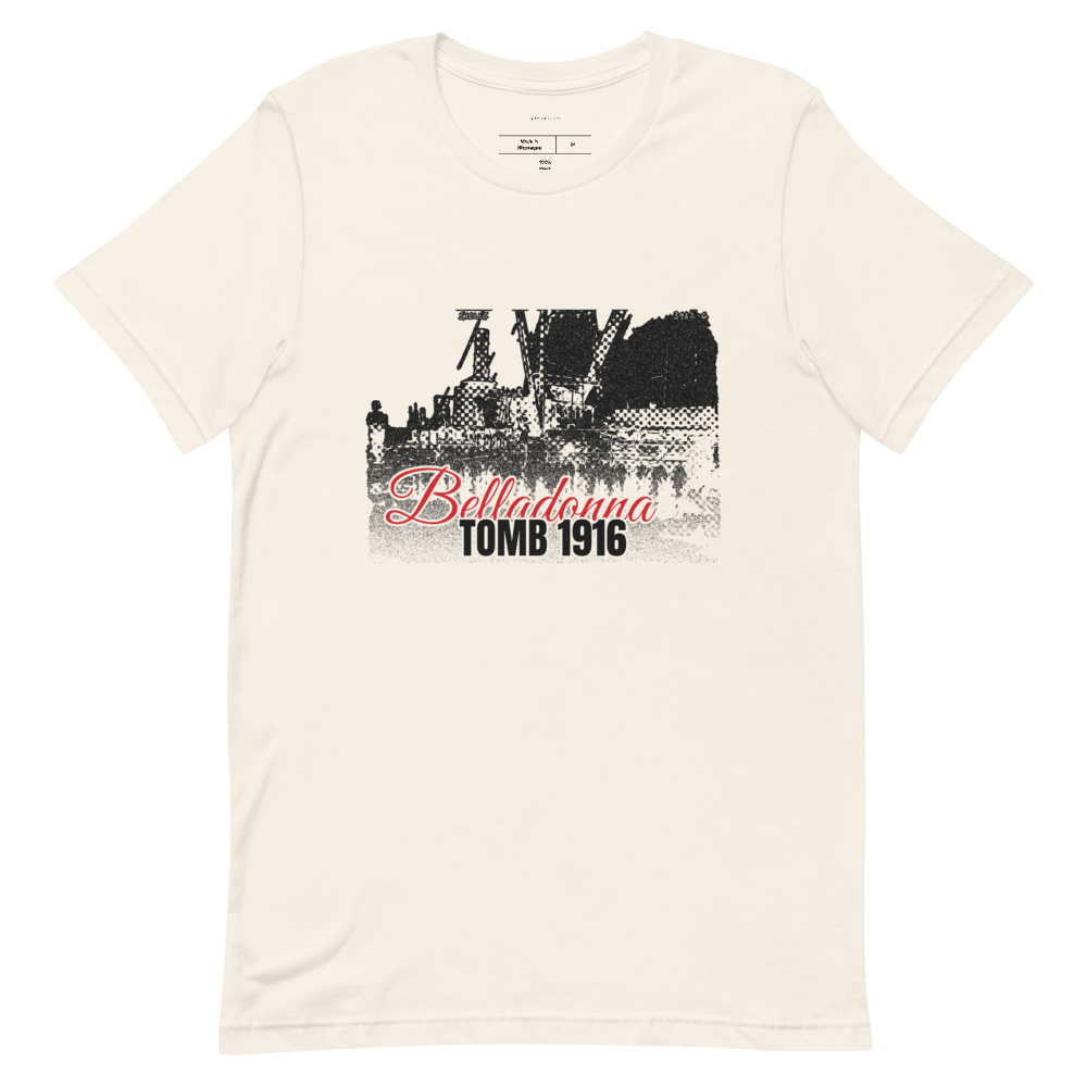 Atropa Widow Burial Noir Tee — White