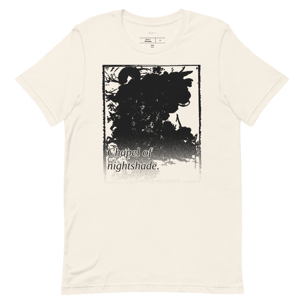 Nightshade Sibyl Burial Noir Tee — White