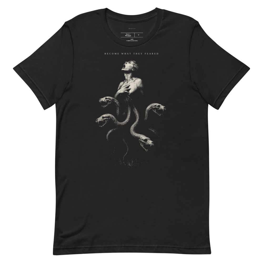 Graphic Tee Baroque Monochrome Streetwear Shirt | Vintage 90s Bootleg Aesthetic | Unisex Chiaroscuro Art Tee, Gift for Him or Her