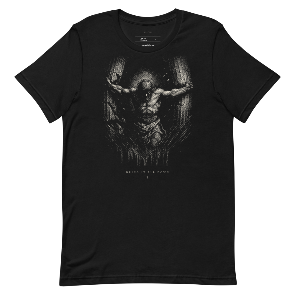Graphic Tee Black Monochrome Etching Streetwear | Vintage 90s Style Unisex T-Shirt | Dark Art Aesthetic | Gift for Him Her